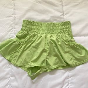 Free People Lime Green Women's Shorts
